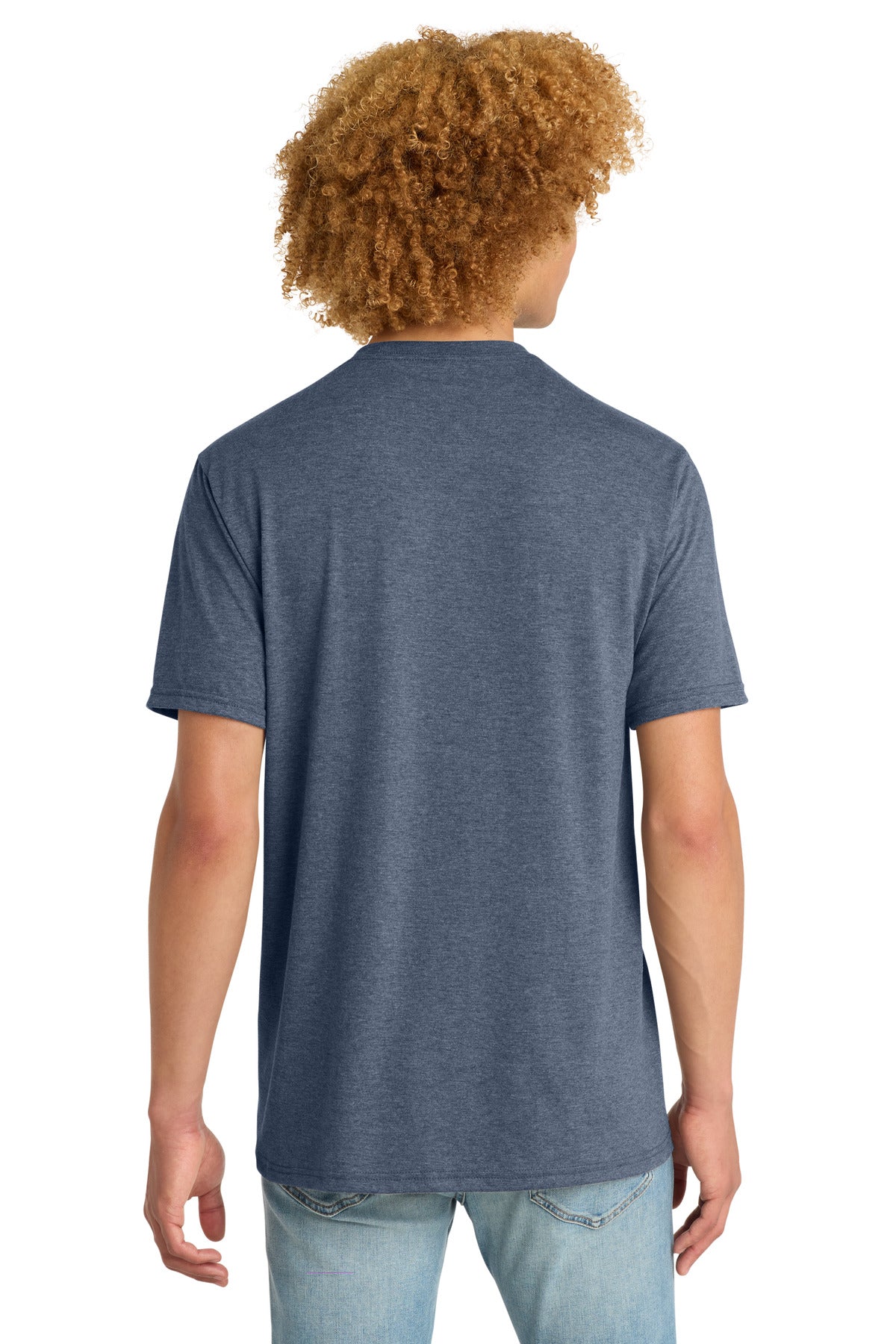 District Perfect Tri DTG Tee DM130DTG Navy Frost