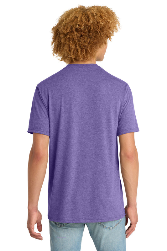 District Perfect Tri DTG Tee DM130DTG Purple Frost