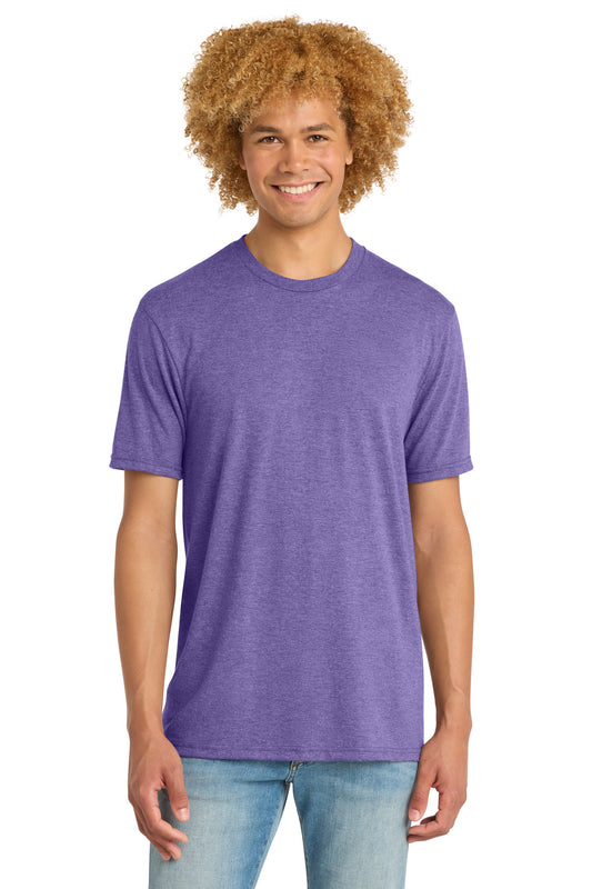 District Perfect Tri DTG Tee DM130DTG Purple Frost