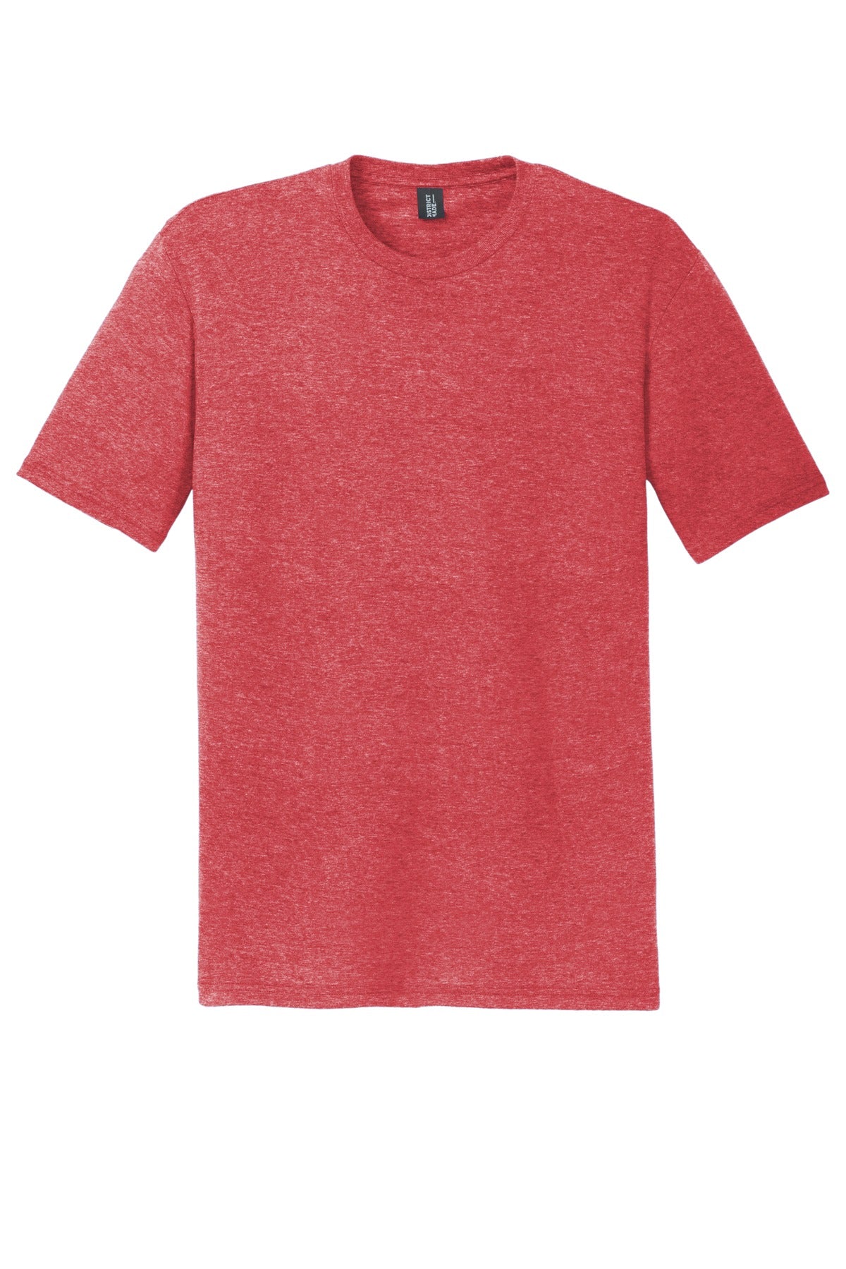 District Perfect Tri DTG Tee DM130DTG Red Frost
