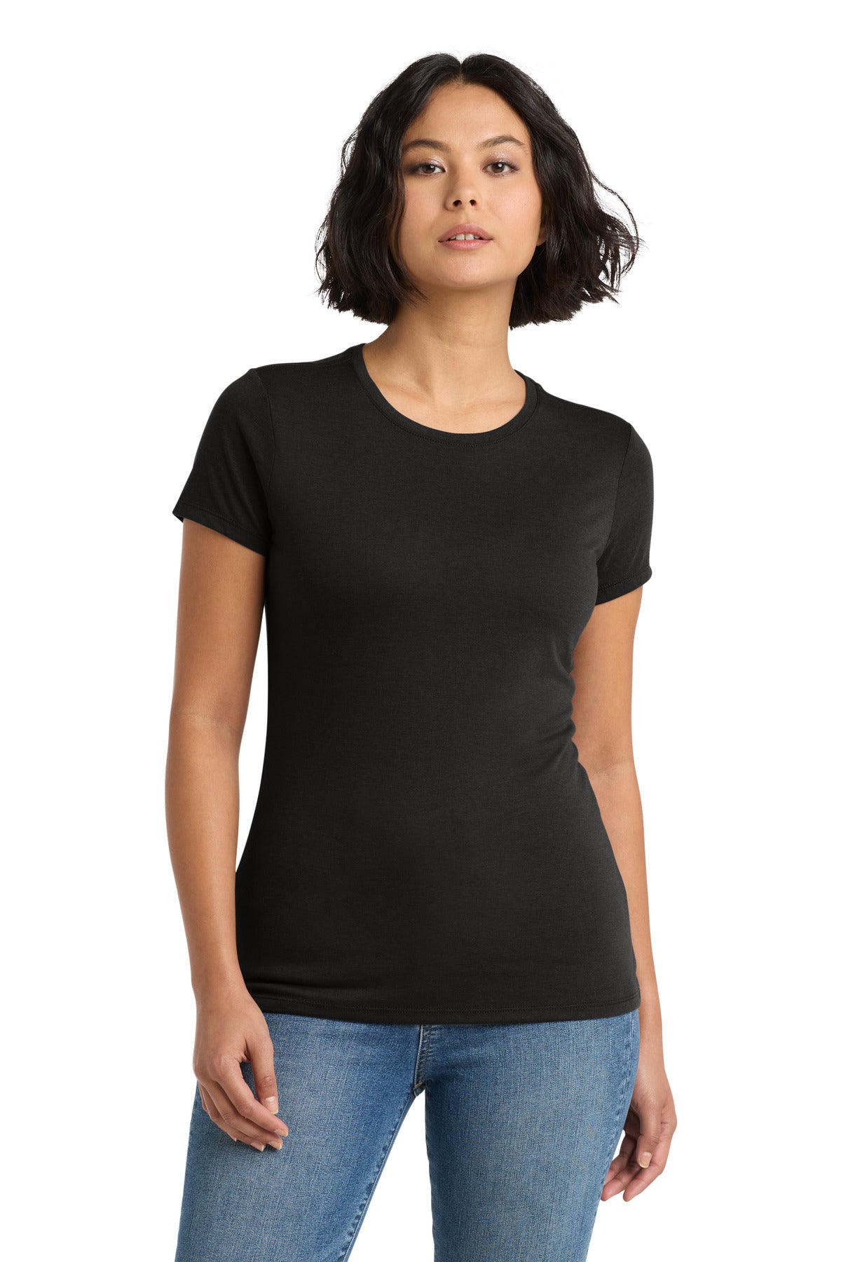 District Women's Perfect Tri Tee DM130L Black