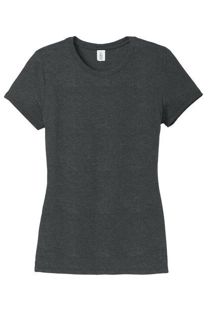 District Women's Perfect Tri Tee DM130L Black Frost