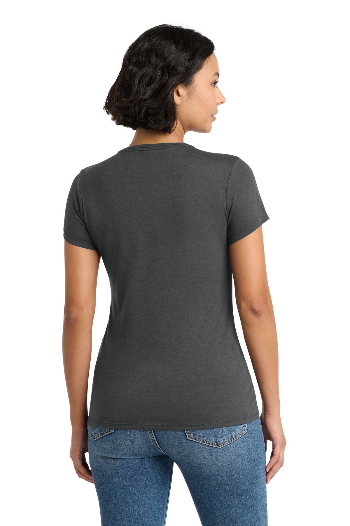 District Women's Perfect Tri Tee DM130L Charcoal