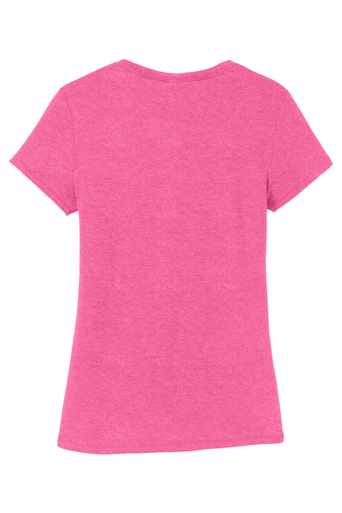District Women's Perfect Tri Tee DM130L Fuchsia Frost