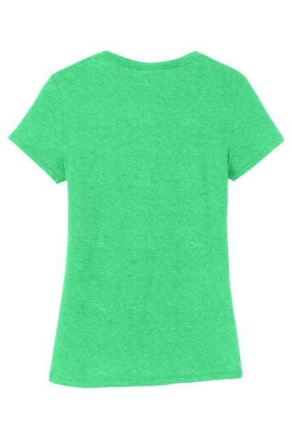 District Women's Perfect Tri Tee DM130L Green Frost
