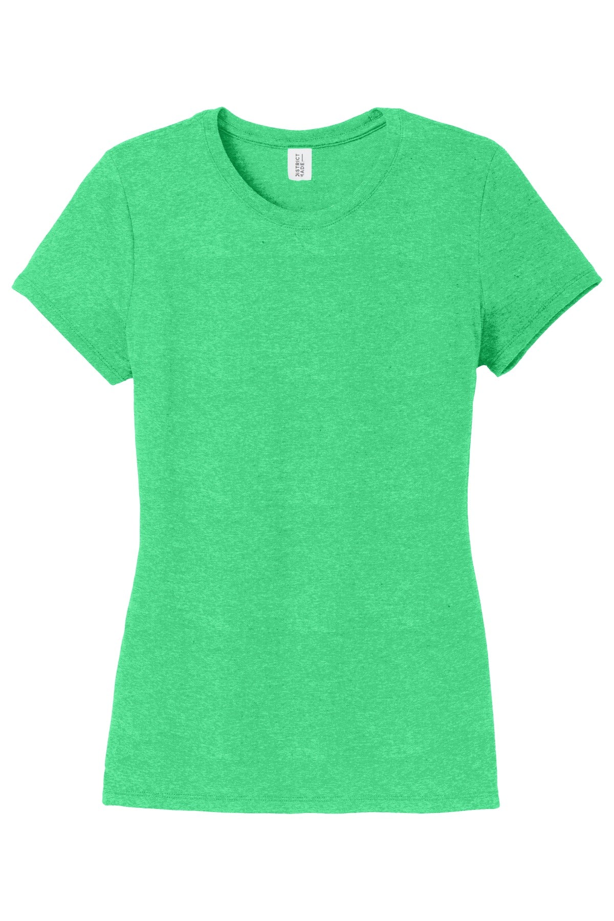 District Women's Perfect Tri Tee DM130L Green Frost