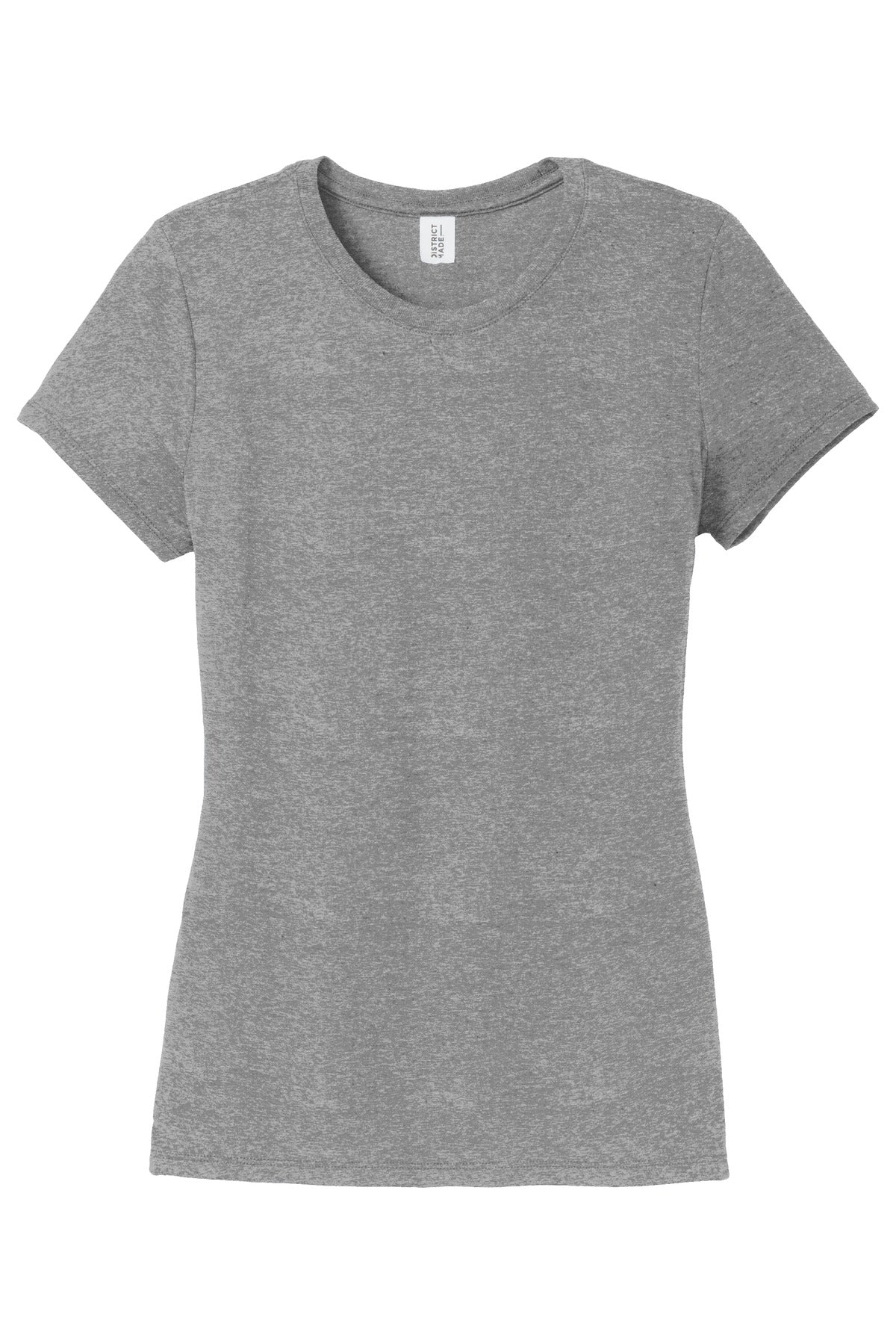 District Women's Perfect Tri Tee DM130L Grey Frost