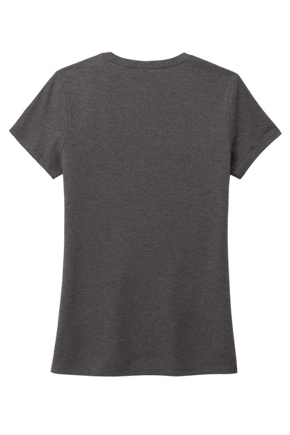 District Women's Perfect Tri Tee DM130L Heathered Charcoal
