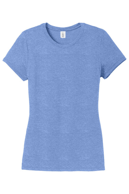District Women's Perfect Tri Tee DM130L Maritime Frost