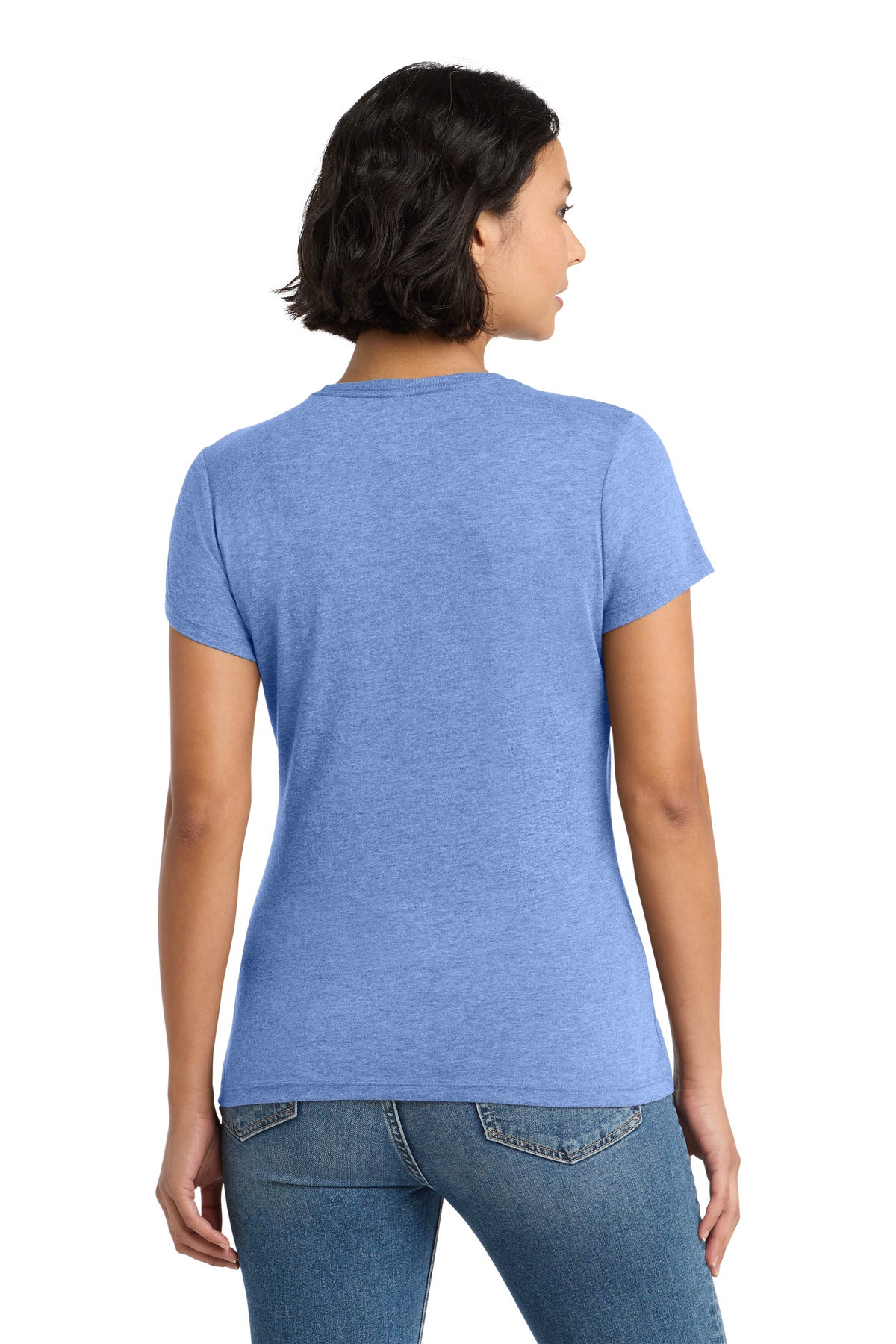 District Women's Perfect Tri Tee DM130L Maritime Frost