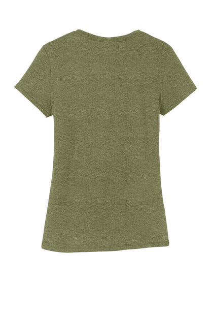 District Women's Perfect Tri Tee DM130L Military Green Frost