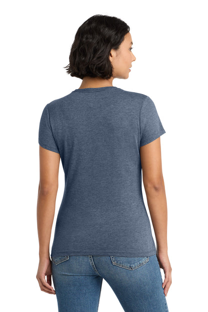 District Women's Perfect Tri Tee DM130L Navy Frost