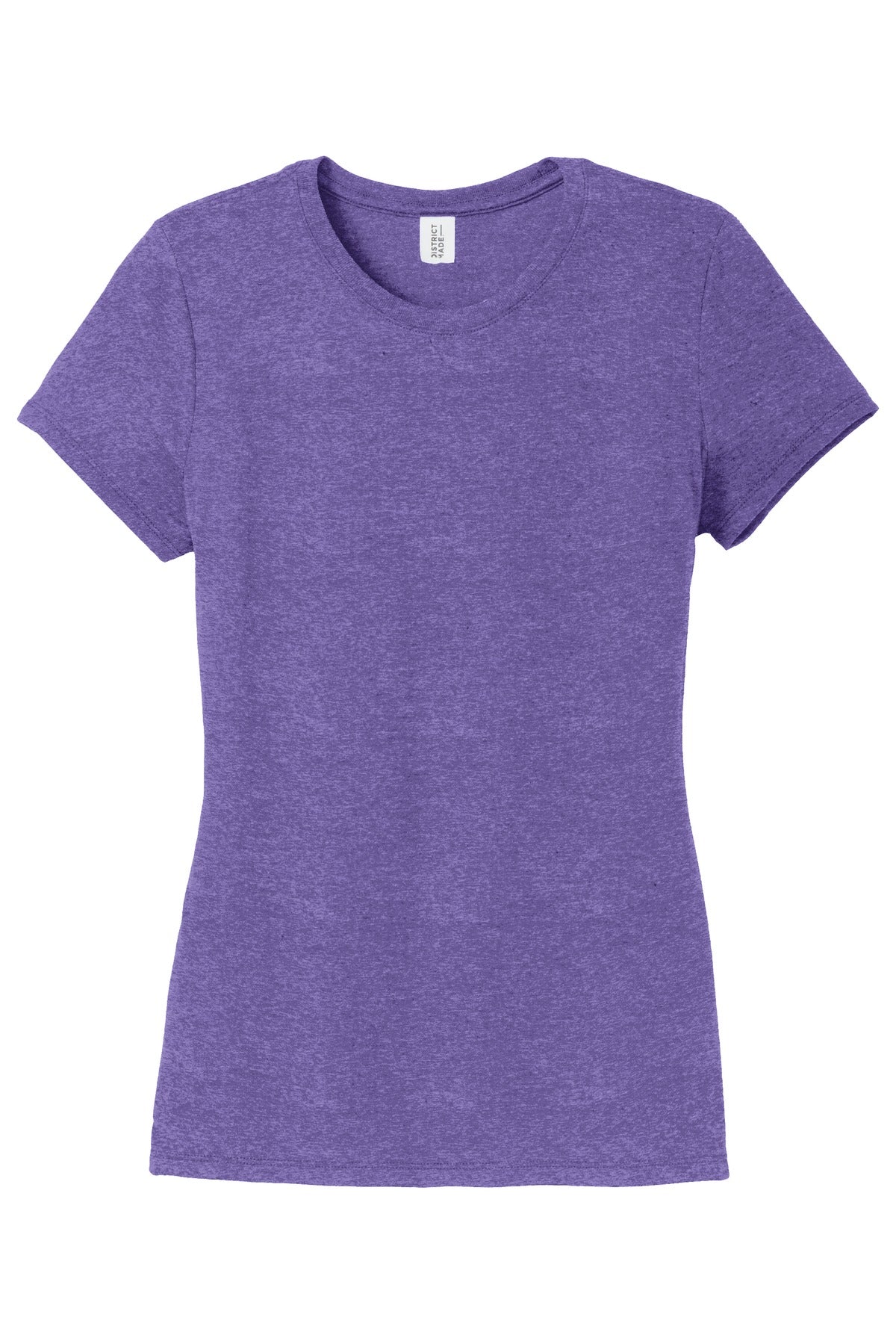 District Women's Perfect Tri Tee DM130L Purple Frost