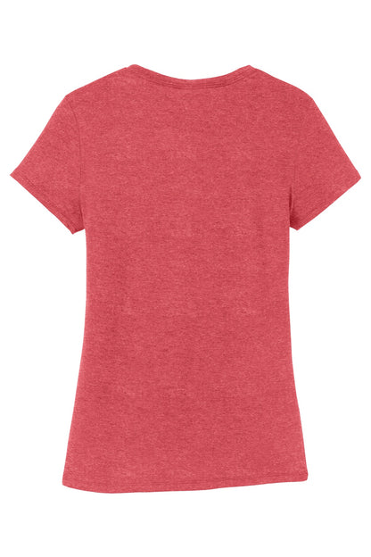 District Women's Perfect Tri Tee DM130L Red Frost