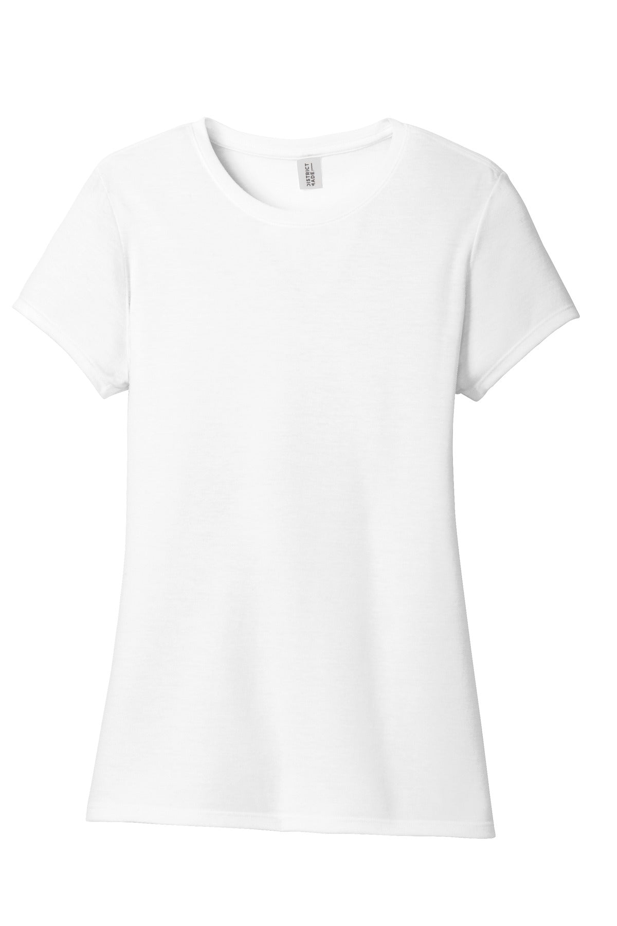 District Women's Perfect Tri Tee DM130L White