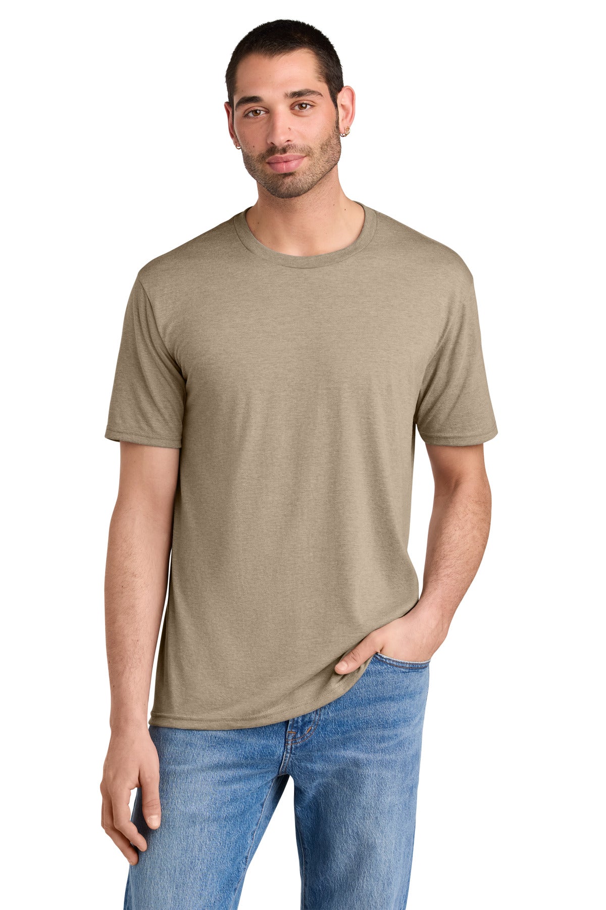 District Perfect TriTee DM130 Desert Tan Heather