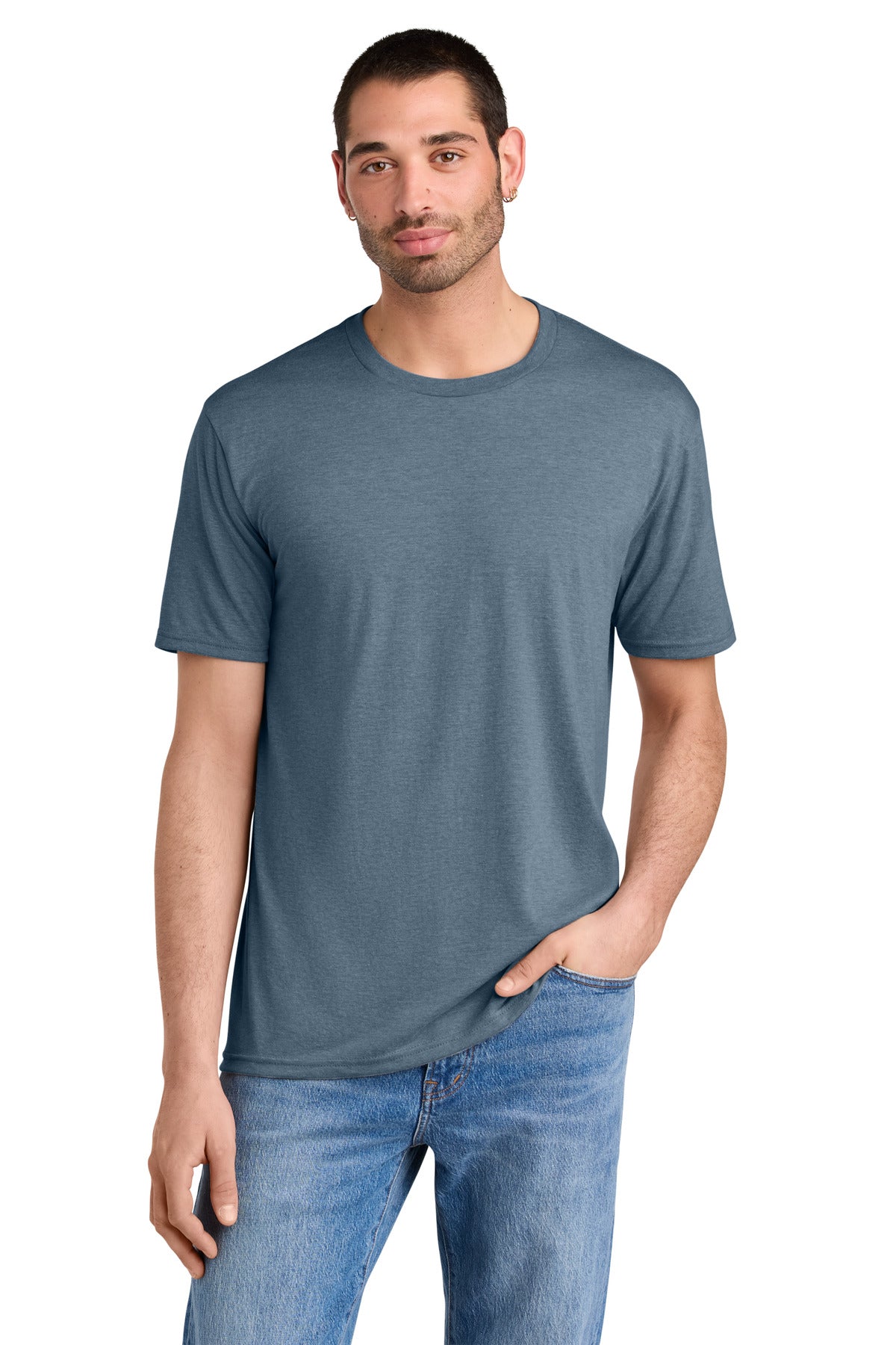 District Perfect TriTee DM130 Flint Blue Heather