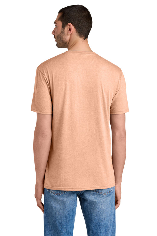 District Perfect TriTee DM130 Heathered Dusty Peach