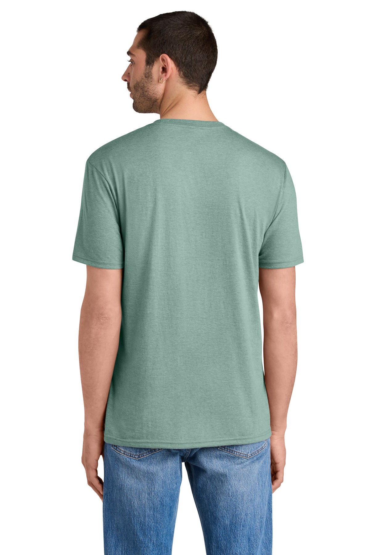District Perfect TriTee DM130 Heathered Dusty Sage