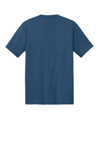 District Perfect TriTee DM130 Heathered Neptune Blue
