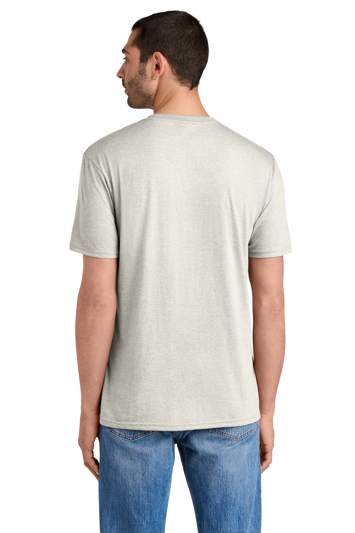 District Perfect TriTee DM130 Oatmeal Heather