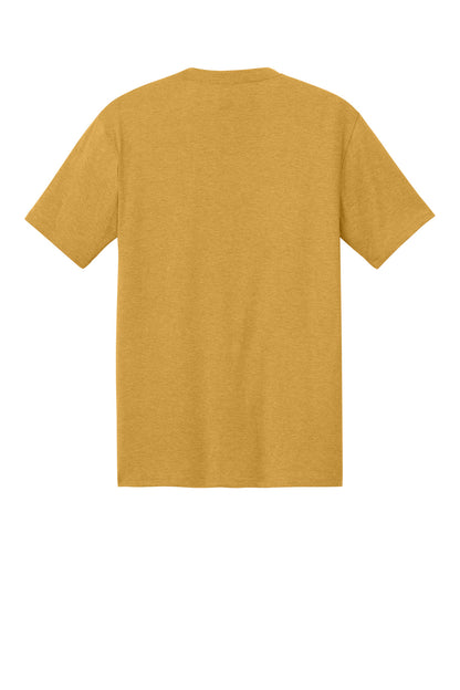 District Perfect TriTee DM130 Ochre Yellow Heather