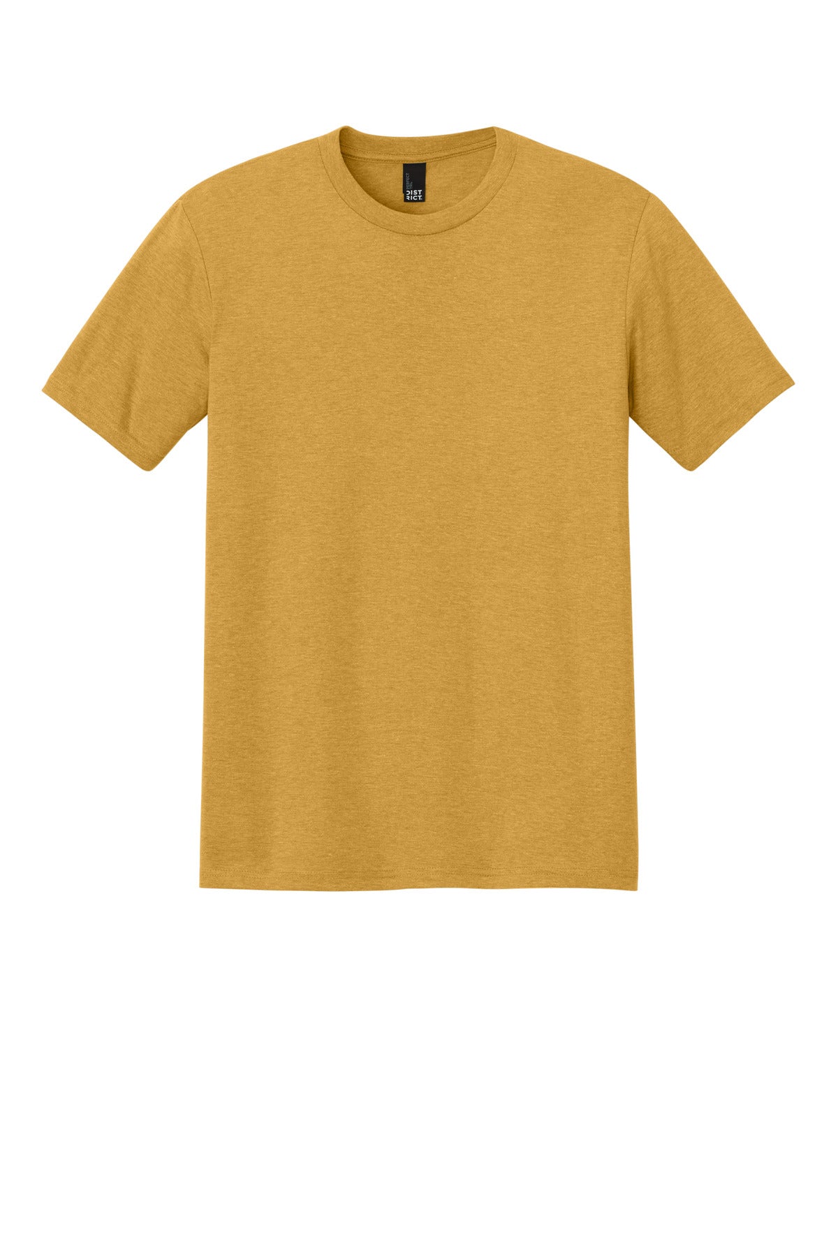 District Perfect TriTee DM130 Ochre Yellow Heather