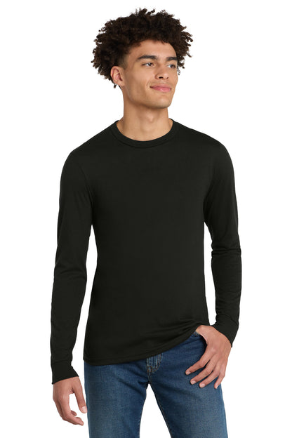 District Perfect Tri Long Sleeve Tee  DM132 Black