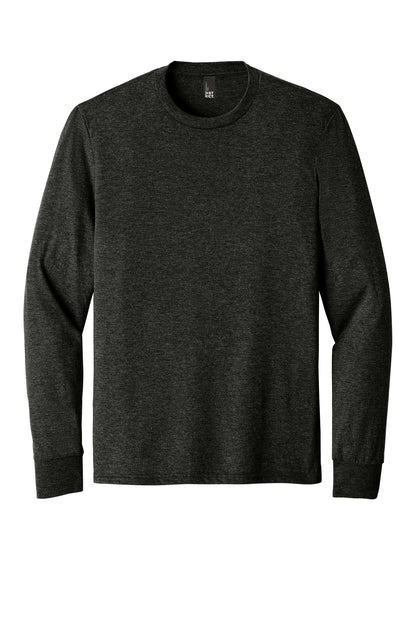 District Perfect Tri Long Sleeve Tee  DM132 Black Frost