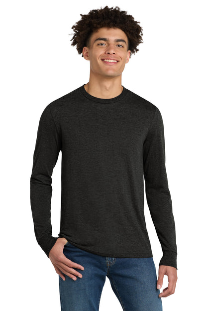 District Perfect Tri Long Sleeve Tee  DM132 Black Frost