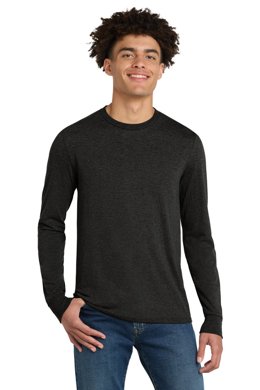 District Perfect Tri Long Sleeve Tee  DM132 Black Frost