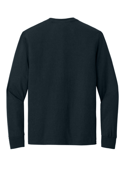 District Perfect Tri Long Sleeve Tee  DM132 New Navy
