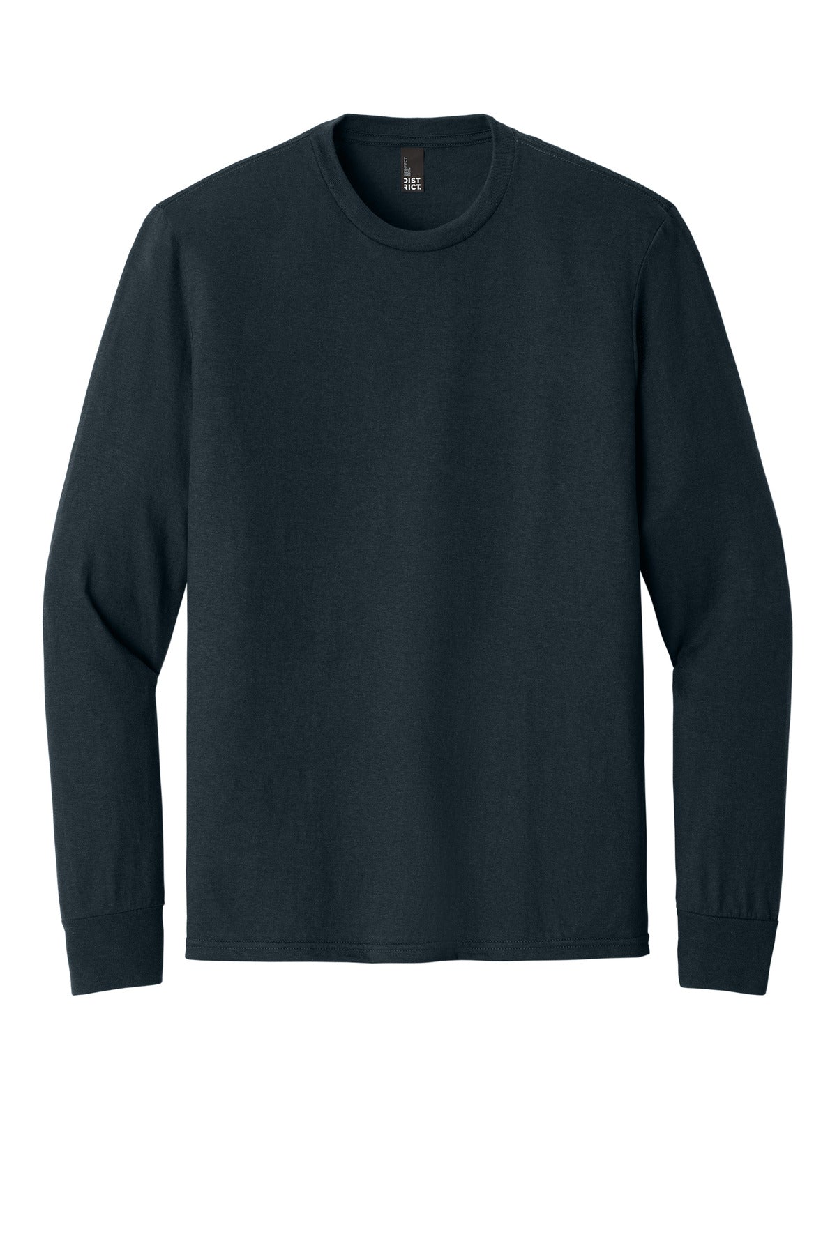 District Perfect Tri Long Sleeve Tee  DM132 New Navy
