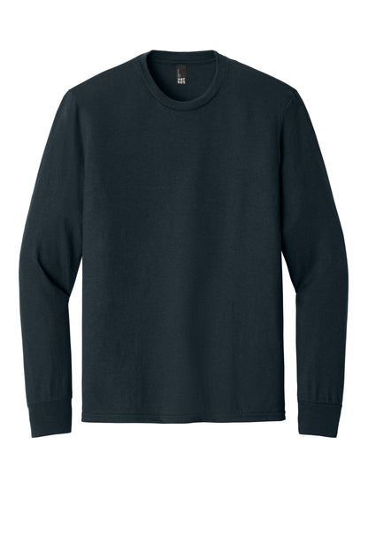 District Perfect Tri Long Sleeve Tee  DM132 New Navy