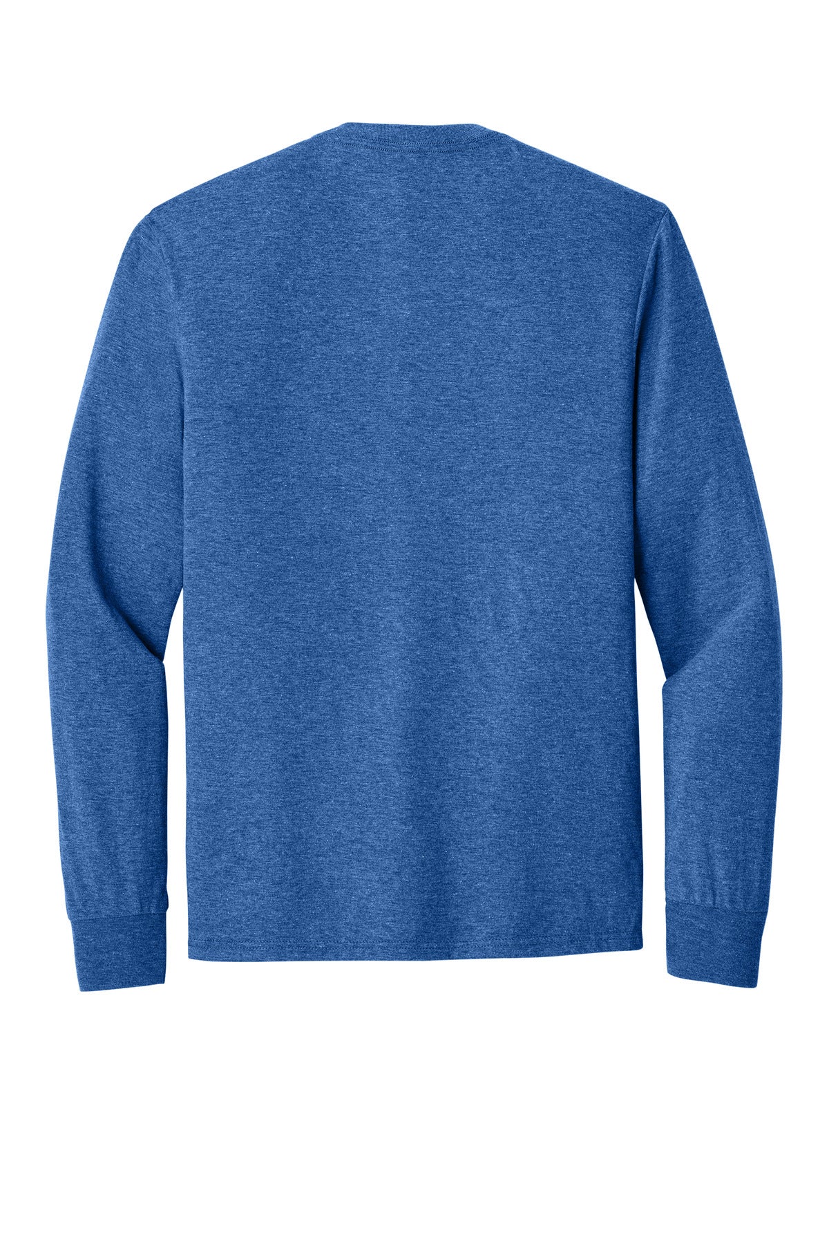 District Perfect Tri Long Sleeve Tee  DM132 Royal Frost