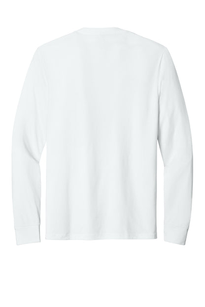 District Perfect Tri Long Sleeve Tee  DM132 White