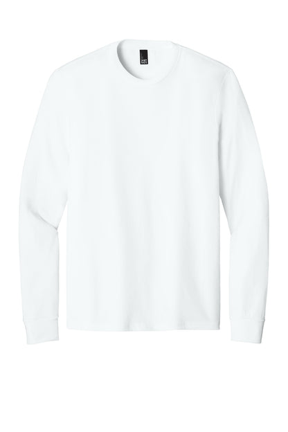 District Perfect Tri Long Sleeve Tee  DM132 White