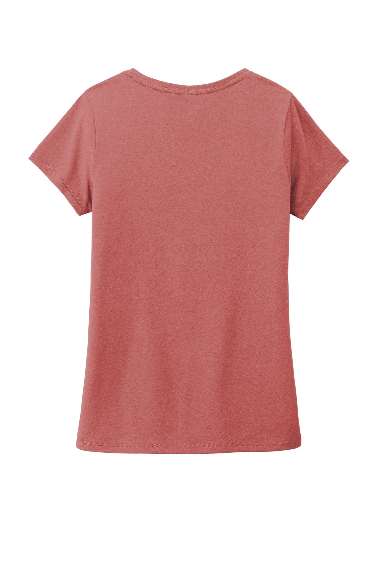 District Women's Perfect Tri V-Neck Tee DM1350L Blush Frost