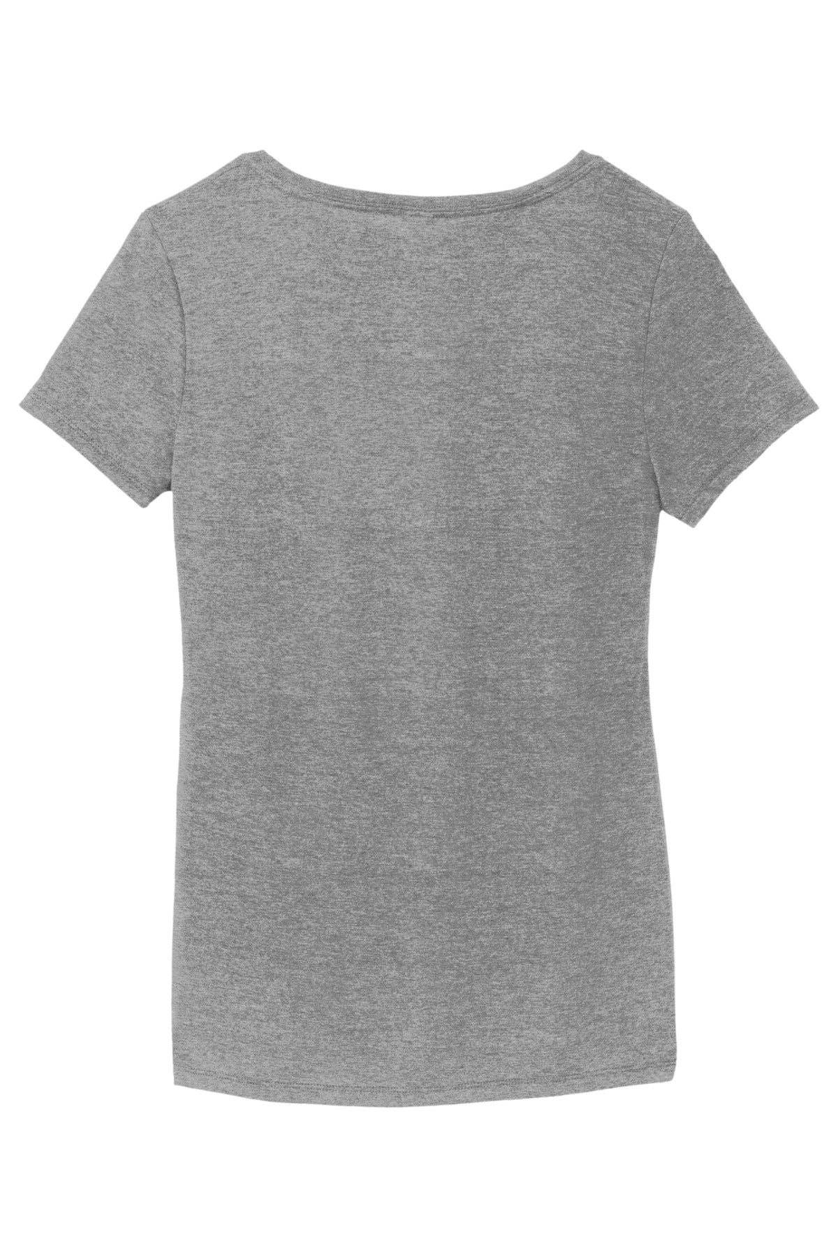 District Women's Perfect Tri V-Neck Tee DM1350L Grey Frost