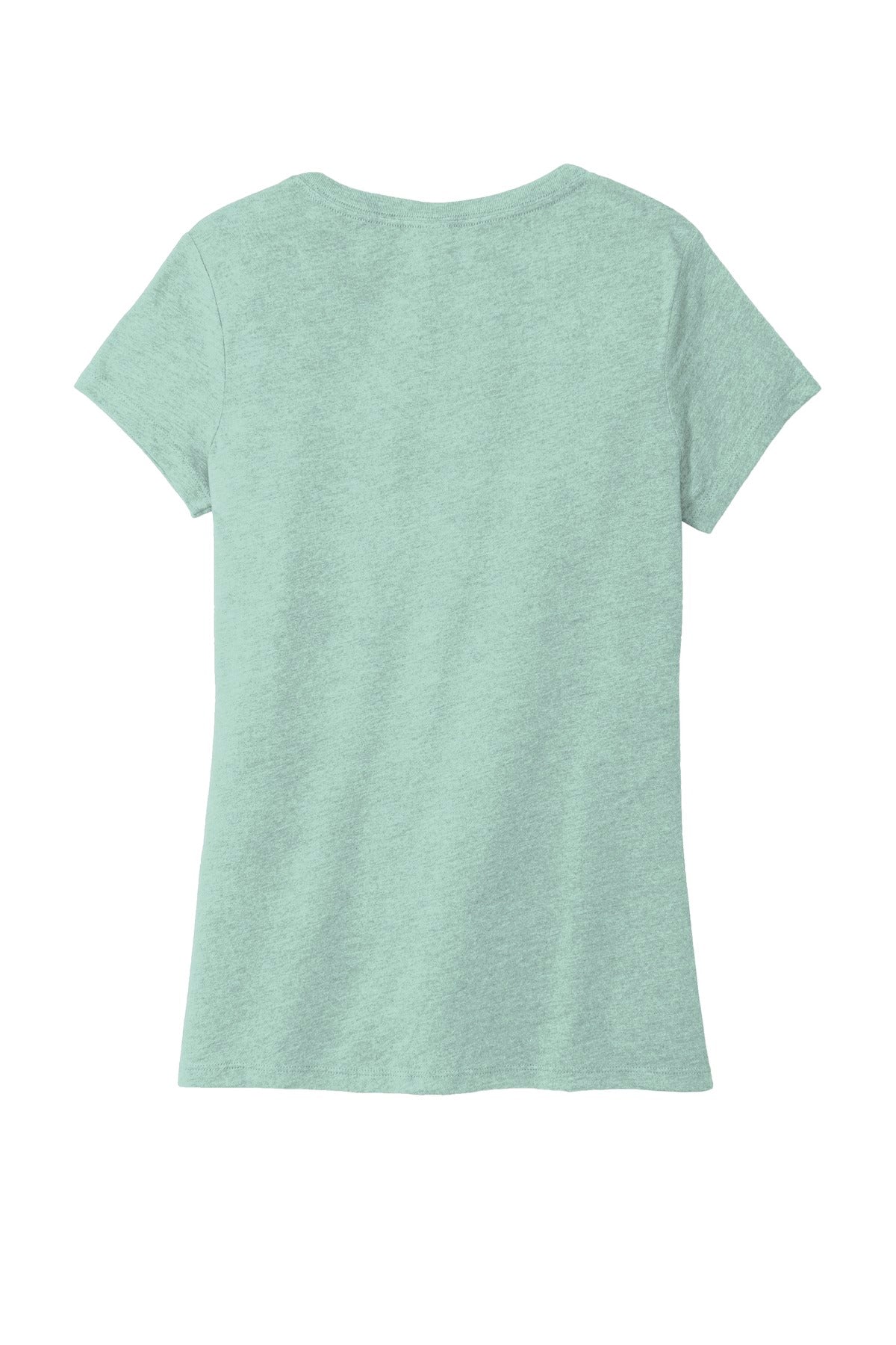 District Women's Perfect Tri V-Neck Tee DM1350L Heathered Dusty Sage