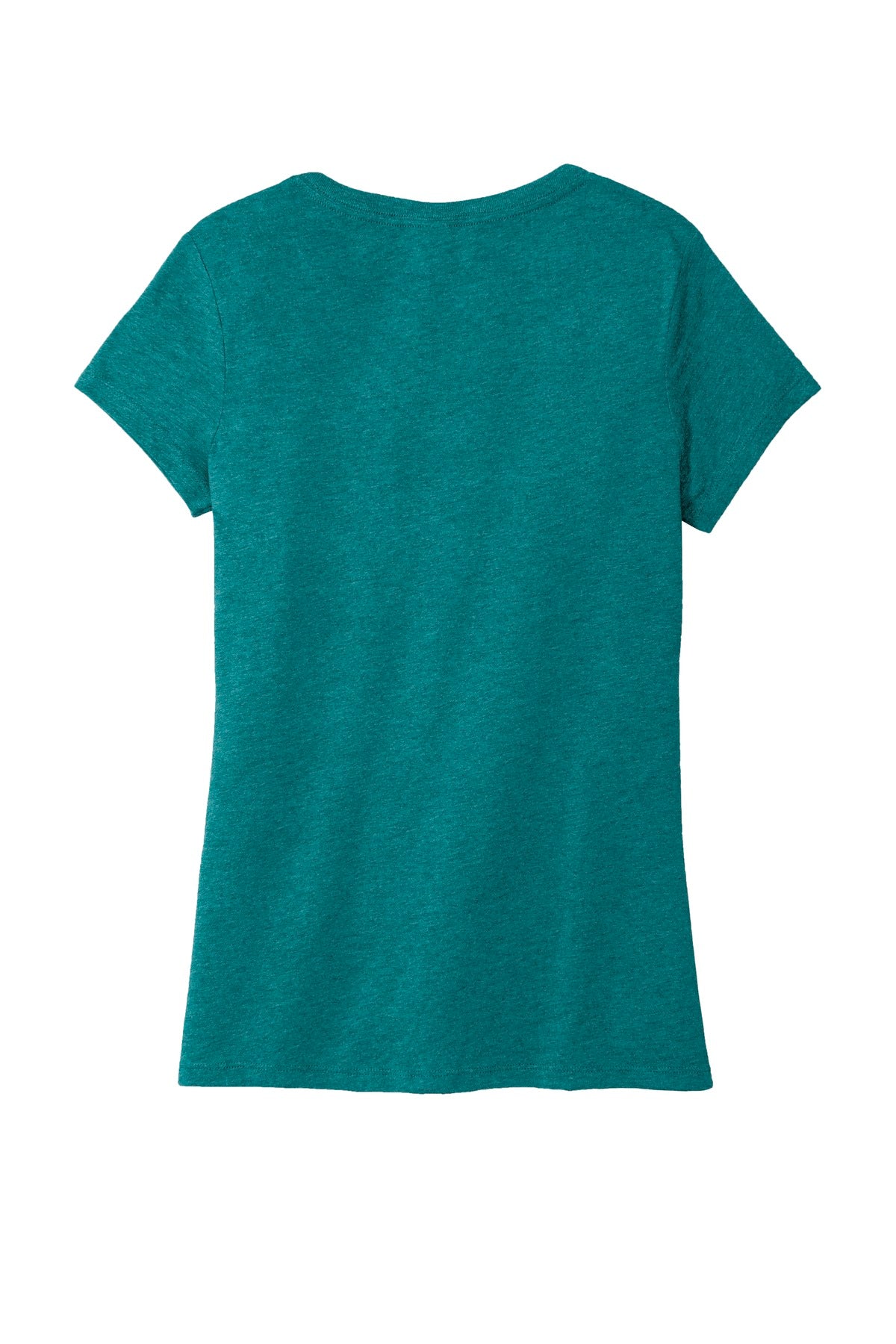 District Women's Perfect Tri V-Neck Tee DM1350L Heathered Teal