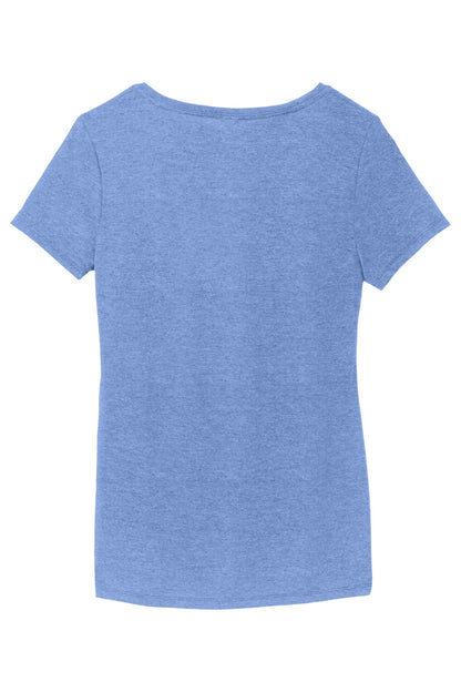 District Women's Perfect Tri V-Neck Tee DM1350L Maritime Frost