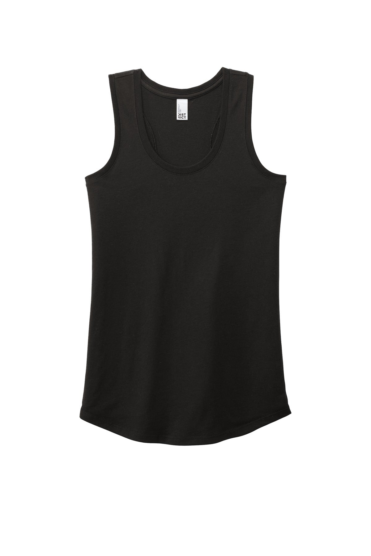 District Women's Perfect Tri Racerback Tank DM138L Black