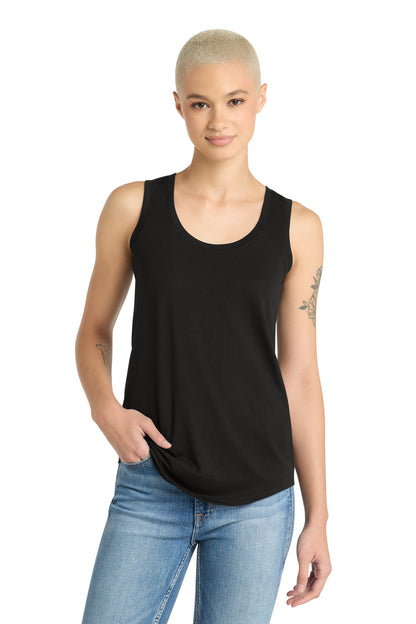 District Women's Perfect Tri Racerback Tank DM138L Black