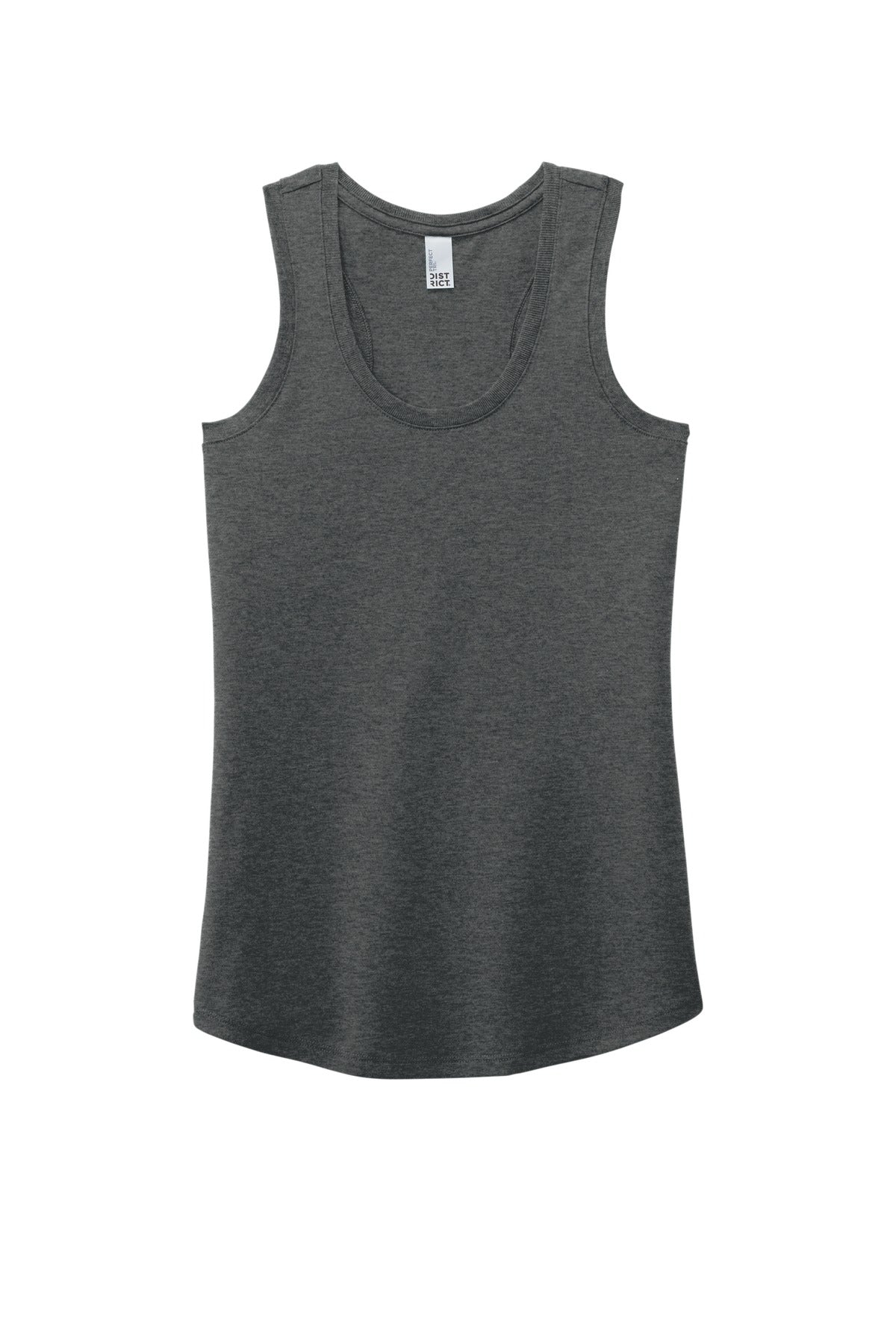 District Women's Perfect Tri Racerback Tank DM138L Black Frost