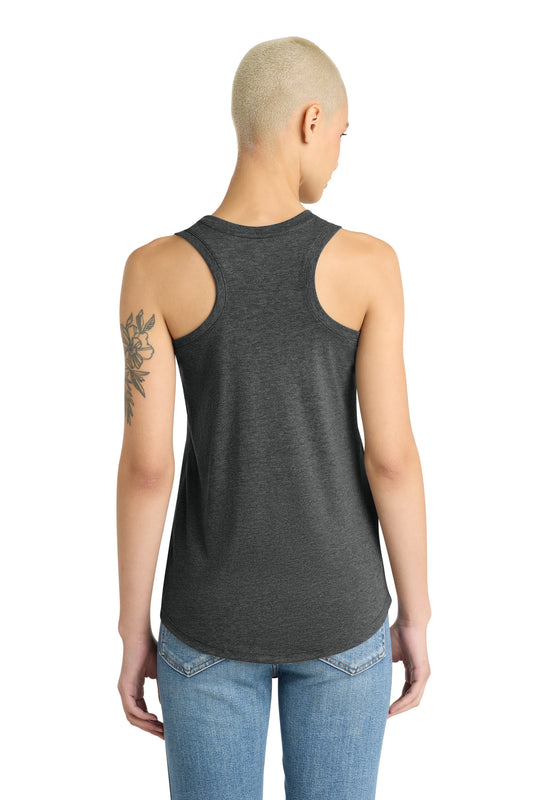 District Women's Perfect Tri Racerback Tank DM138L Black Frost