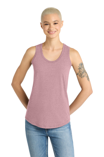 District Women's Perfect Tri Racerback Tank DM138L Heathered Lavender
