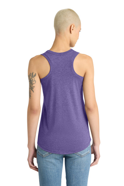 District Women's Perfect Tri Racerback Tank DM138L Purple Frost