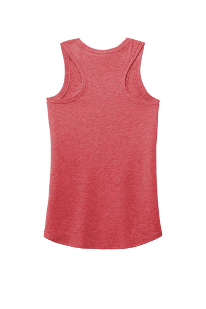 District Women's Perfect Tri Racerback Tank DM138L Red Frost