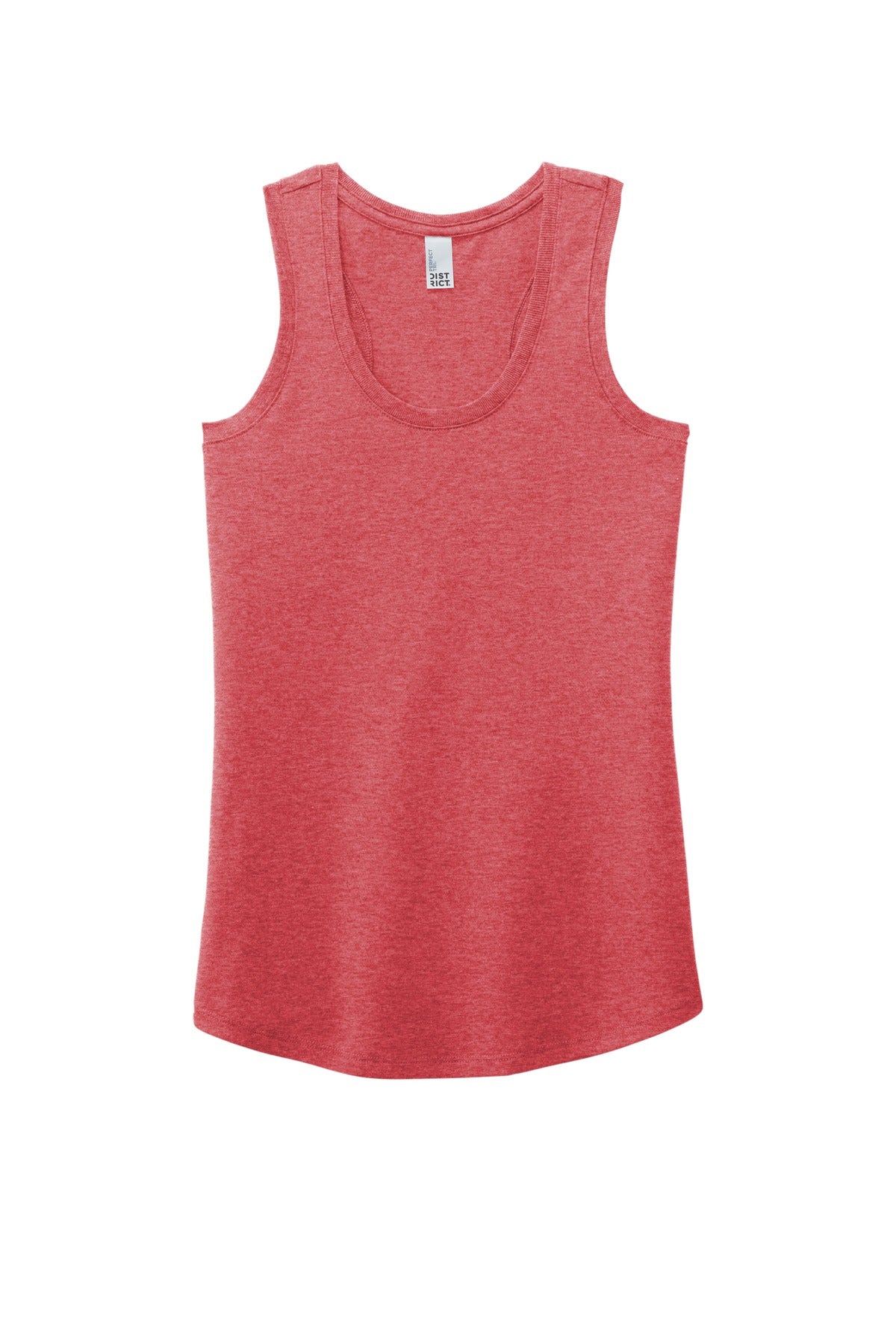 District Women's Perfect Tri Racerback Tank DM138L Red Frost
